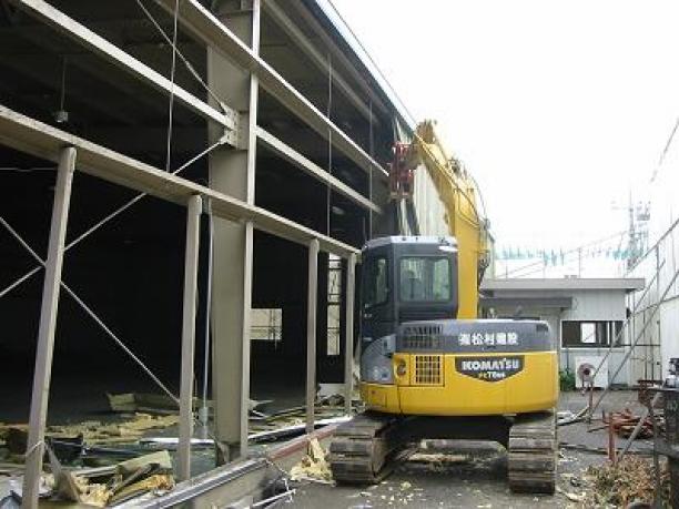 多摩市鉄骨倉庫解体工事