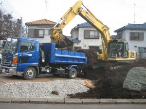 八王子市 駐車場 砂利仕上
ブロック・フェンス設置