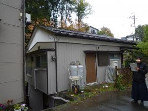 八王子市解体工事、鉄骨駐車場工事